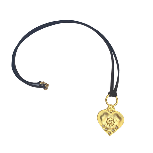 Corazon Gold Necklace