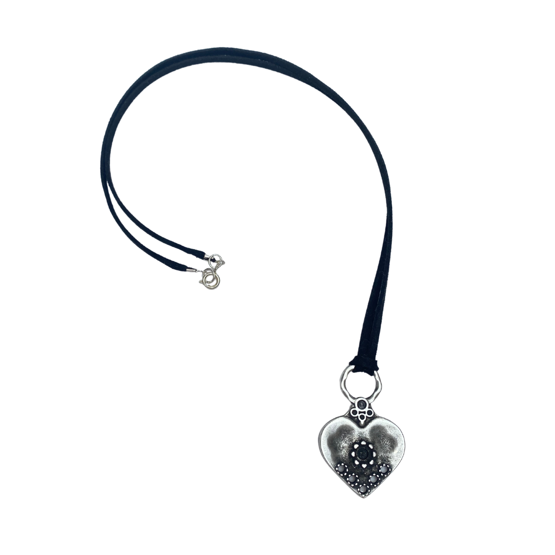 Corazon Silver Necklace